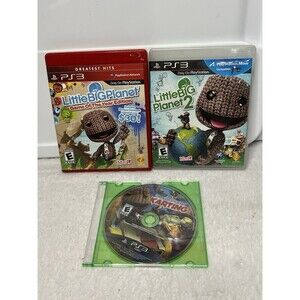 Little Big Planet 1 2 & Karting PS3 Games Lot (3 Little Big Planet Games)